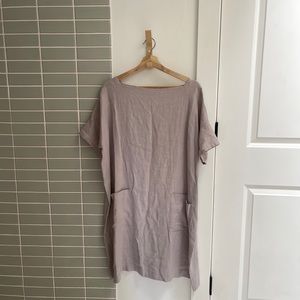 Linen dress, one size fits all